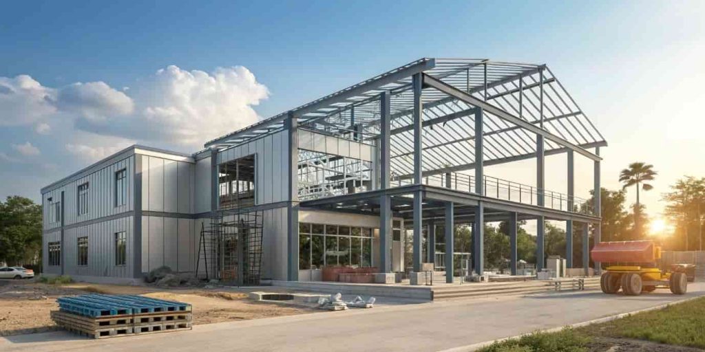 مقایسه سازه ال اس اف (LSF) با سازه بتنی و فولادی