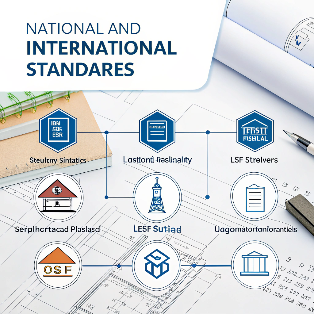 استانداردهای ملی و بین المللی مرتبط با سازههای LSF