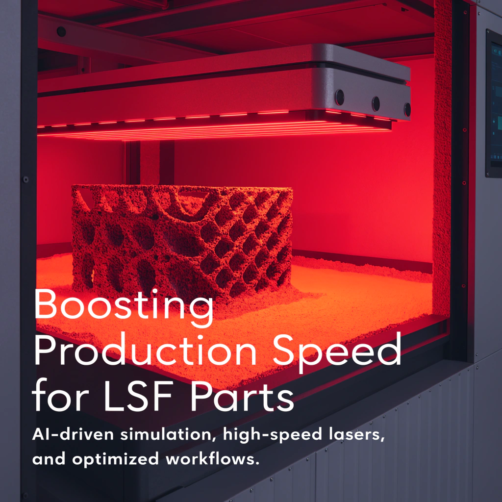 نقش فناوری های نوین در بهبود سرعت تولید قطعات LSF