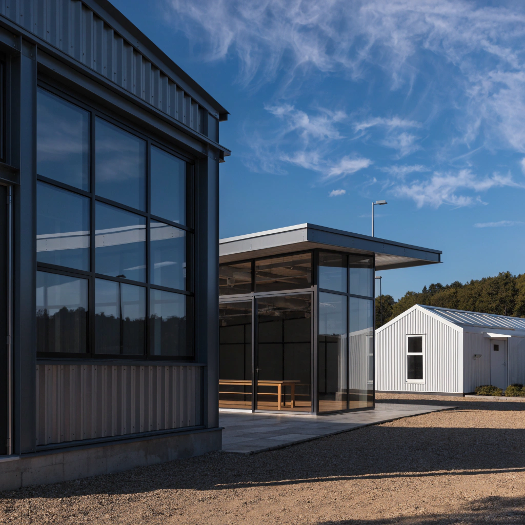 LSF در پروژه های صنعتی: سوله های سبک، دفاتر کارگاهی و ساختمان های موقت