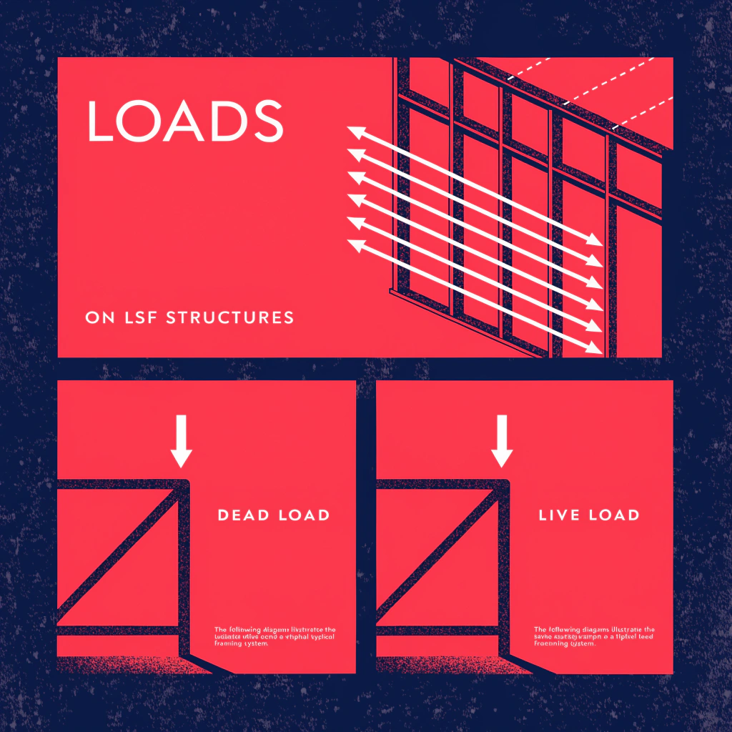 تحلیل بارهای وارد بر سازه‌های LSF در طراحی حرفه‌ای