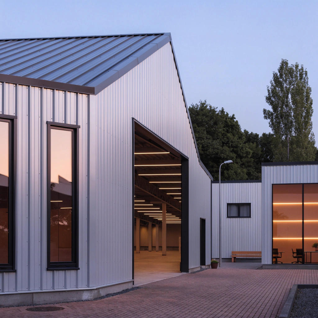 LSF در پروژه های صنعتی: سوله های سبک، دفاتر کارگاهی و ساختمان های موقت