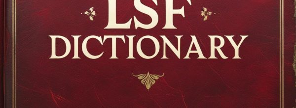 Just a picture that is written _LSF DICTIONARY_